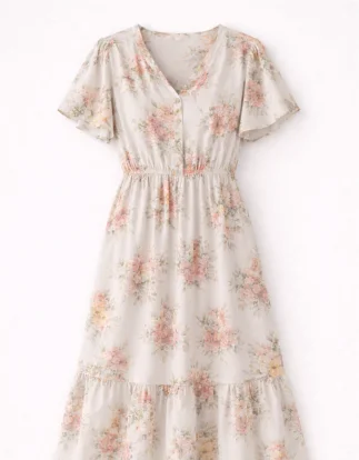 Women Floral Summer Dress image 2