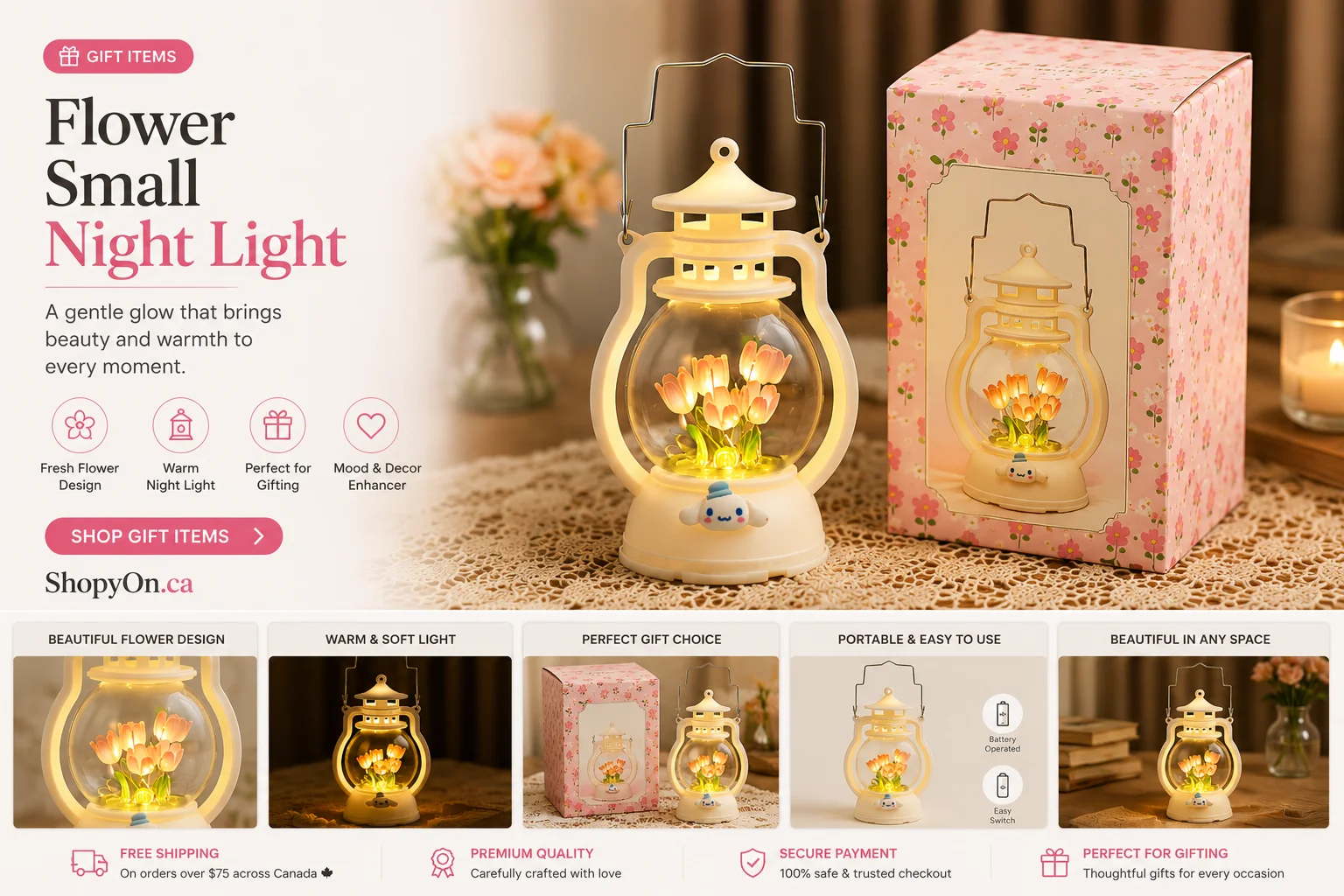 Tulip Pony DIY Decorative Lamp Kit image 7