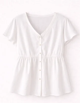 Women Casual Cotton Top image 1